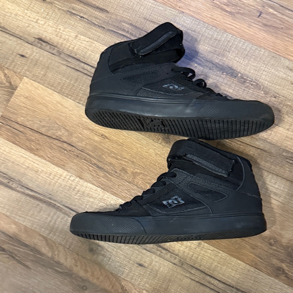 DC Kids Black High-Top Sneakers